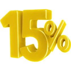 15% de descuento